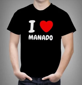 baju kaos manado