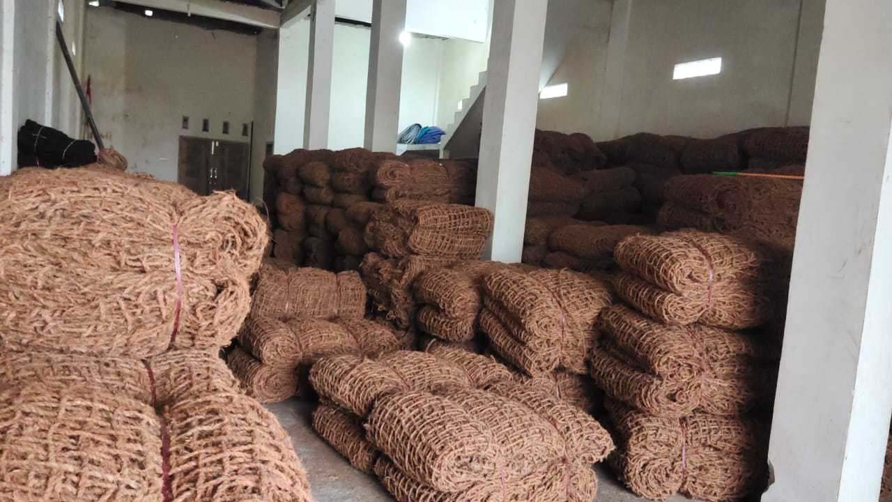 cara mengolah sabut kelapa