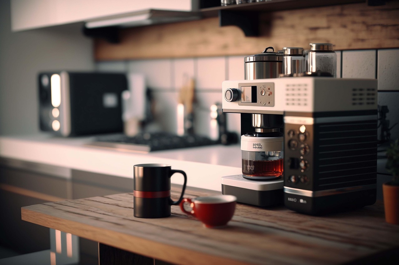 mesin kopi desain minimalis