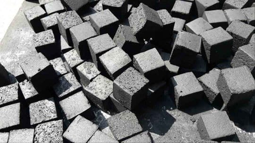 Efficient burning charcoal briquettes