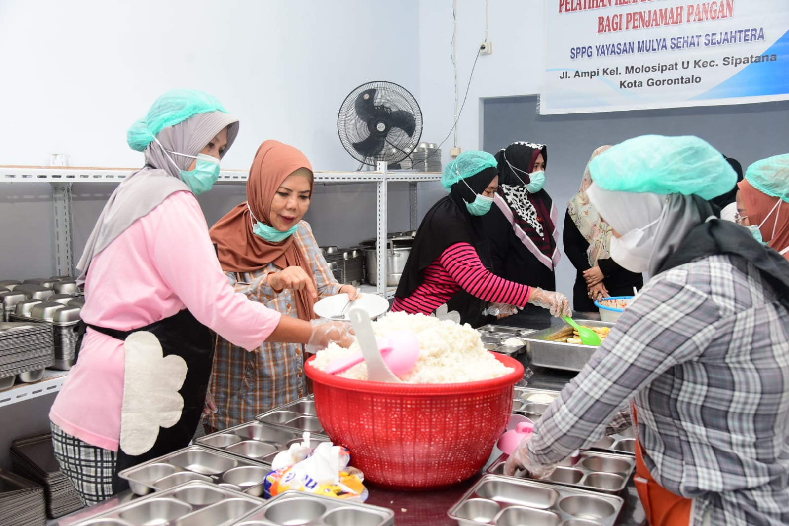 Evaluasi efektivitas dapur sehat