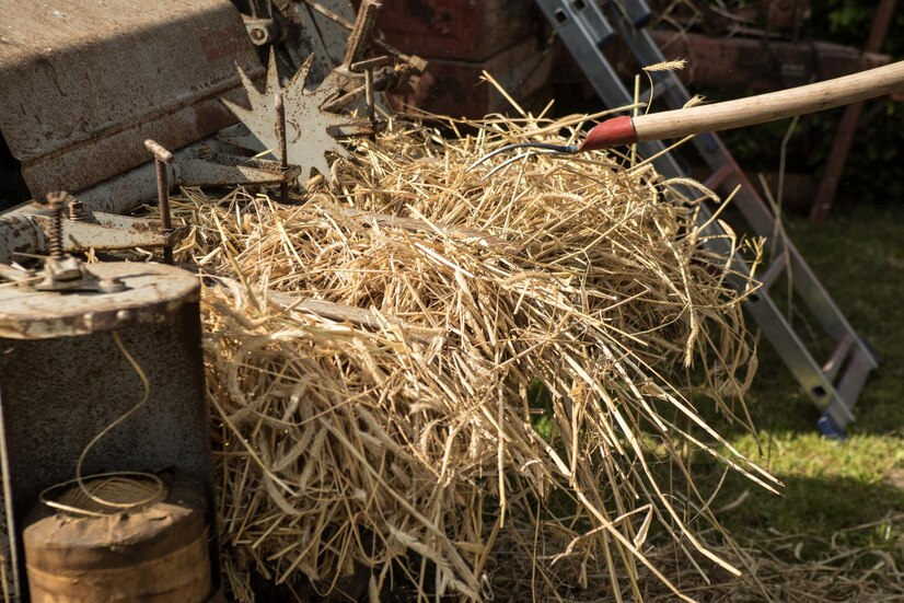 penyimpanan rumput kering efisien