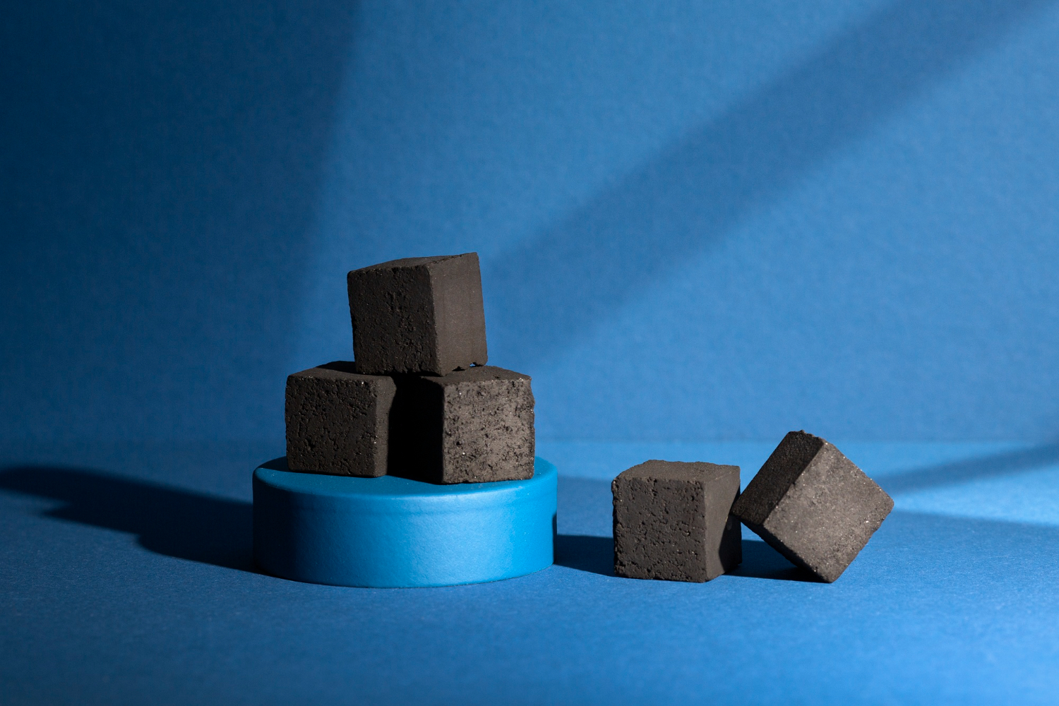 natural cube shaped shisha charcoal