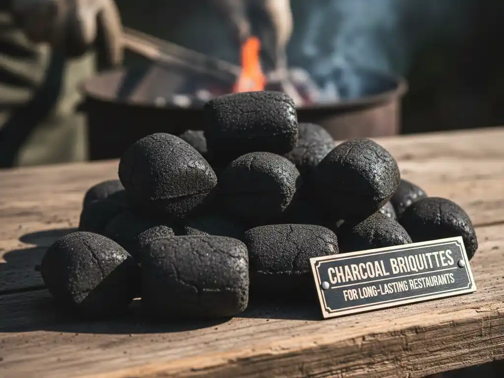 charcoal briquettes for long-lasting restaurants for consistent heat