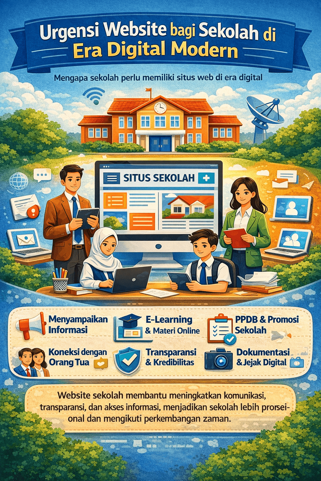 urgensi website bagi sekolah