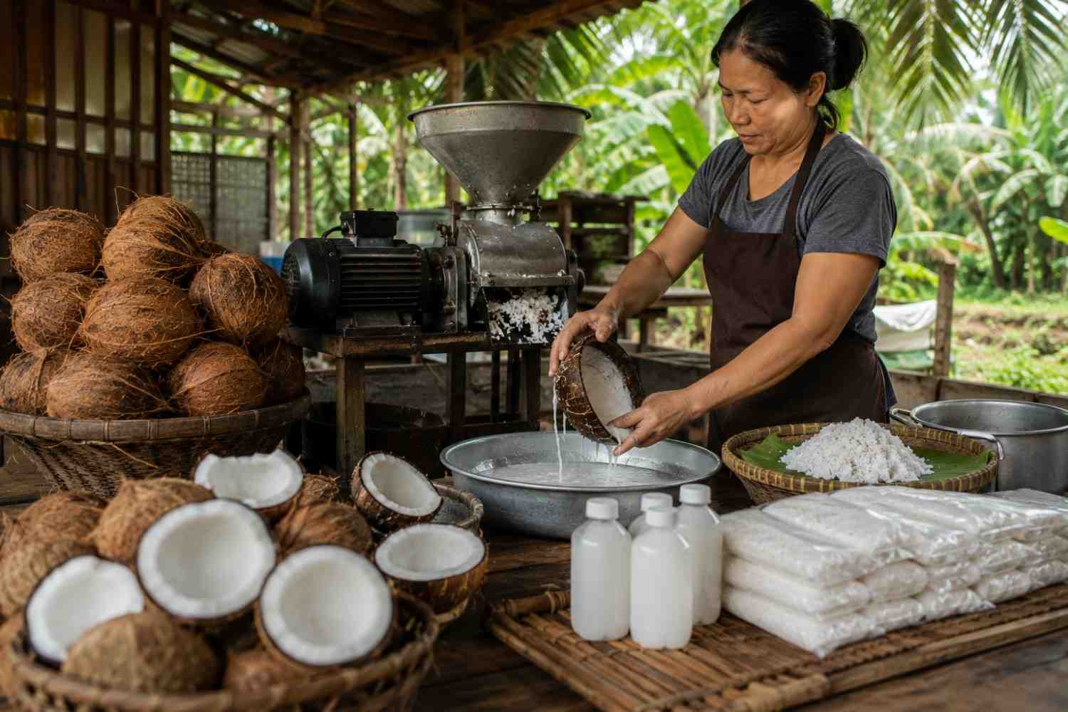 bisnis olahan kelapa skala kecil